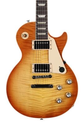 Gibson Exclusive Run Les Paul Standard 60s AAA Top Guitar Unburst with Case Body View